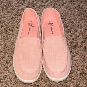 Time and Tru Women's Light Pink Loafers